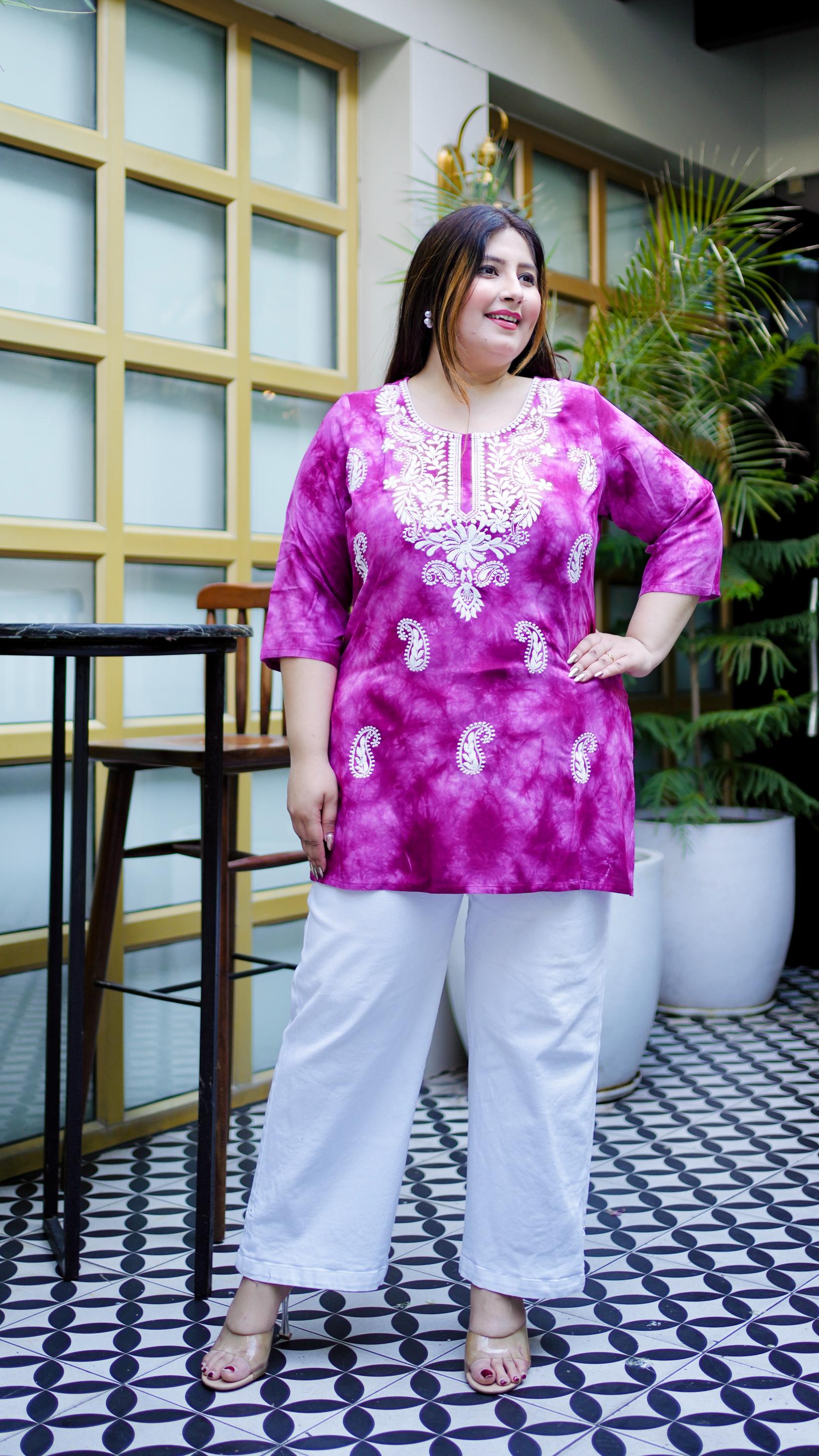 Buy Plus Size Embroidered Top For Women – Lee Moda