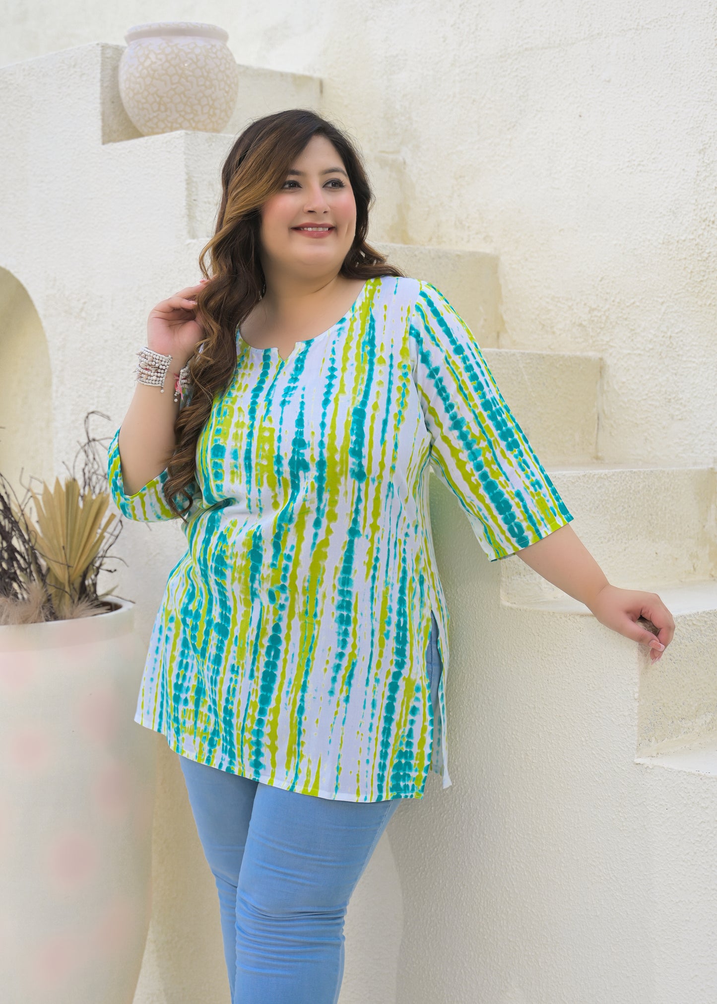 Tie-Dye Tunic Top