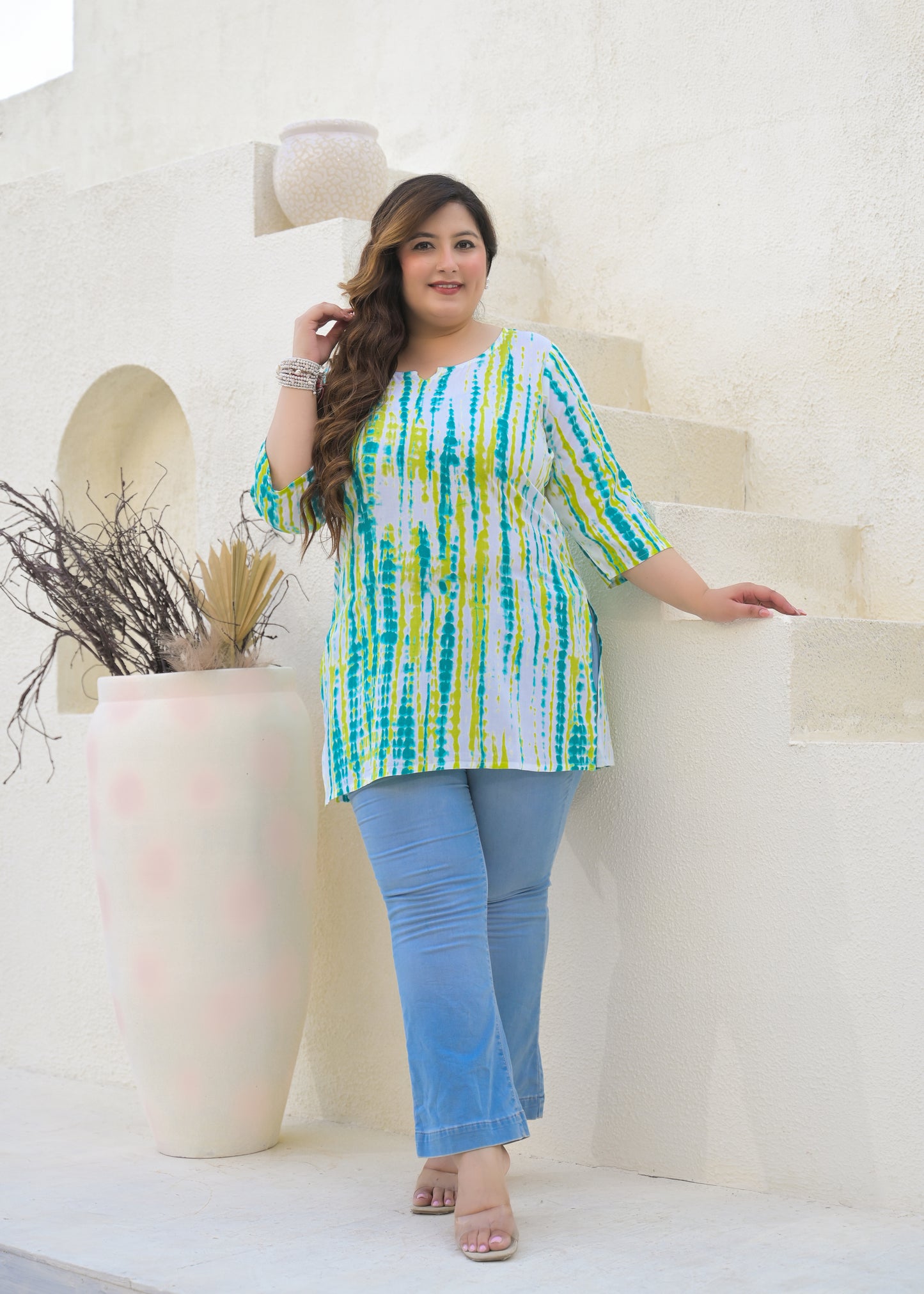 Tie-Dye Tunic Top