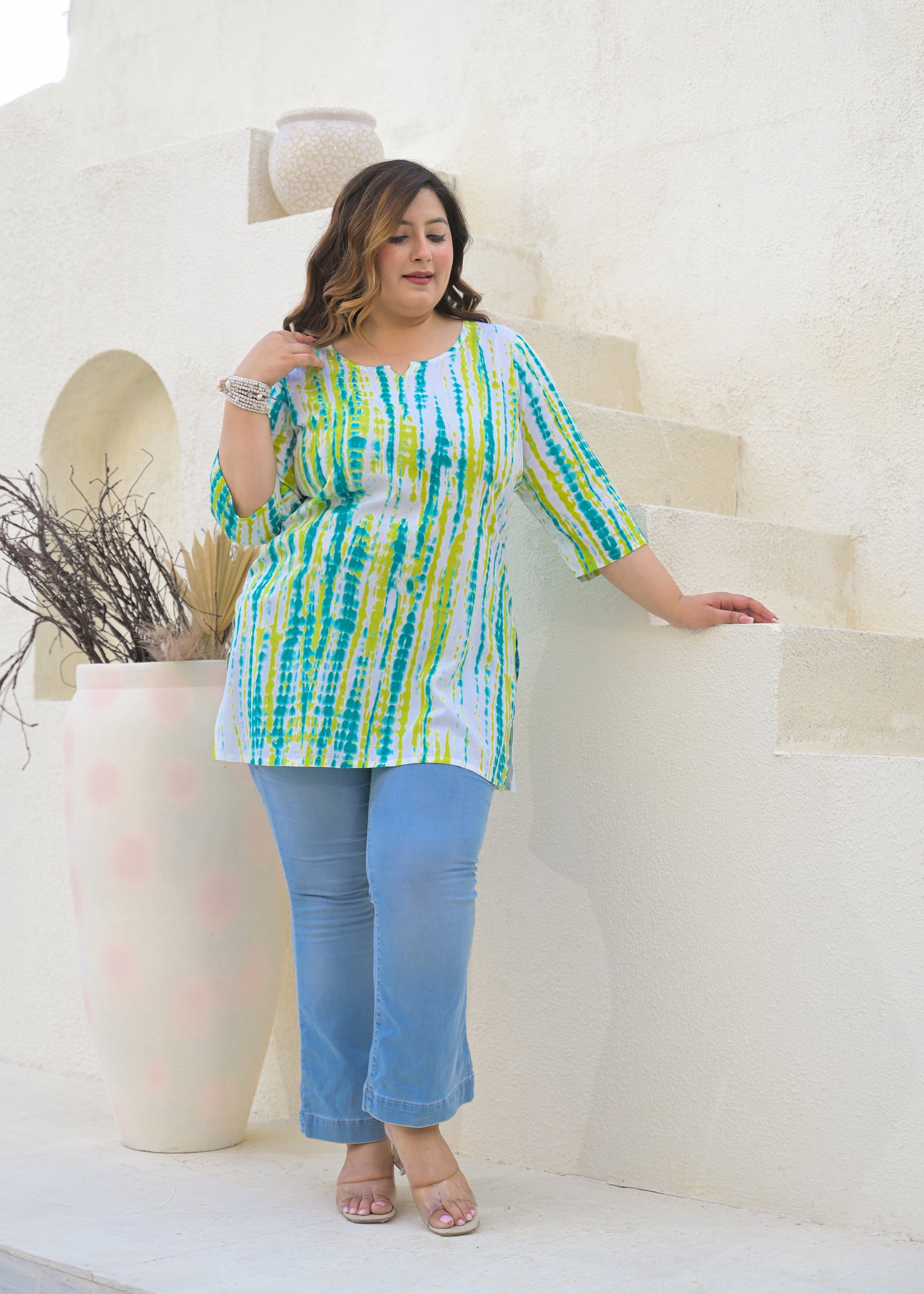 Tie-Dye Tunic Top
