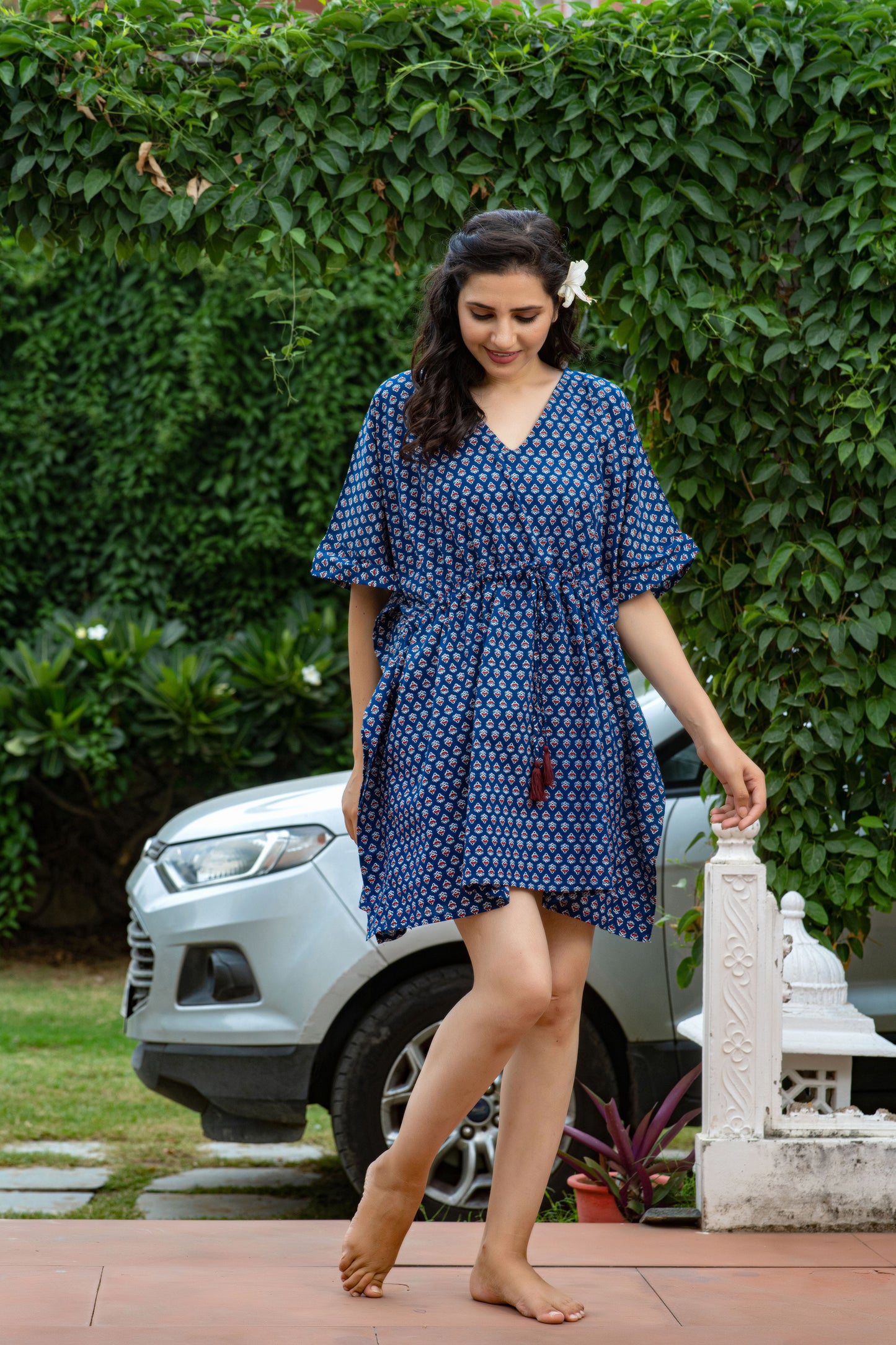 Women's Short Cotton Kaftan