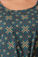 Green Chunri Print Pure Cotton Top