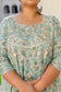 Beige Embroidered Anarkali Kurta & Dupatta Set (Pure Cotton)