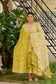 Green Embroidered Anarkali Kurta Dupatta Set