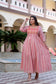 Pink Embroidered Anarkali Kurta & Dupatta Set (Pure Cotton)