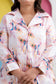 Light Pink Printed Night Suit Shirt & Pajama Set
