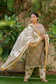Light Brown Printed Kurta pant Dupatta Set