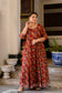Maroon Traditional Anarkali Kurti with Handwork