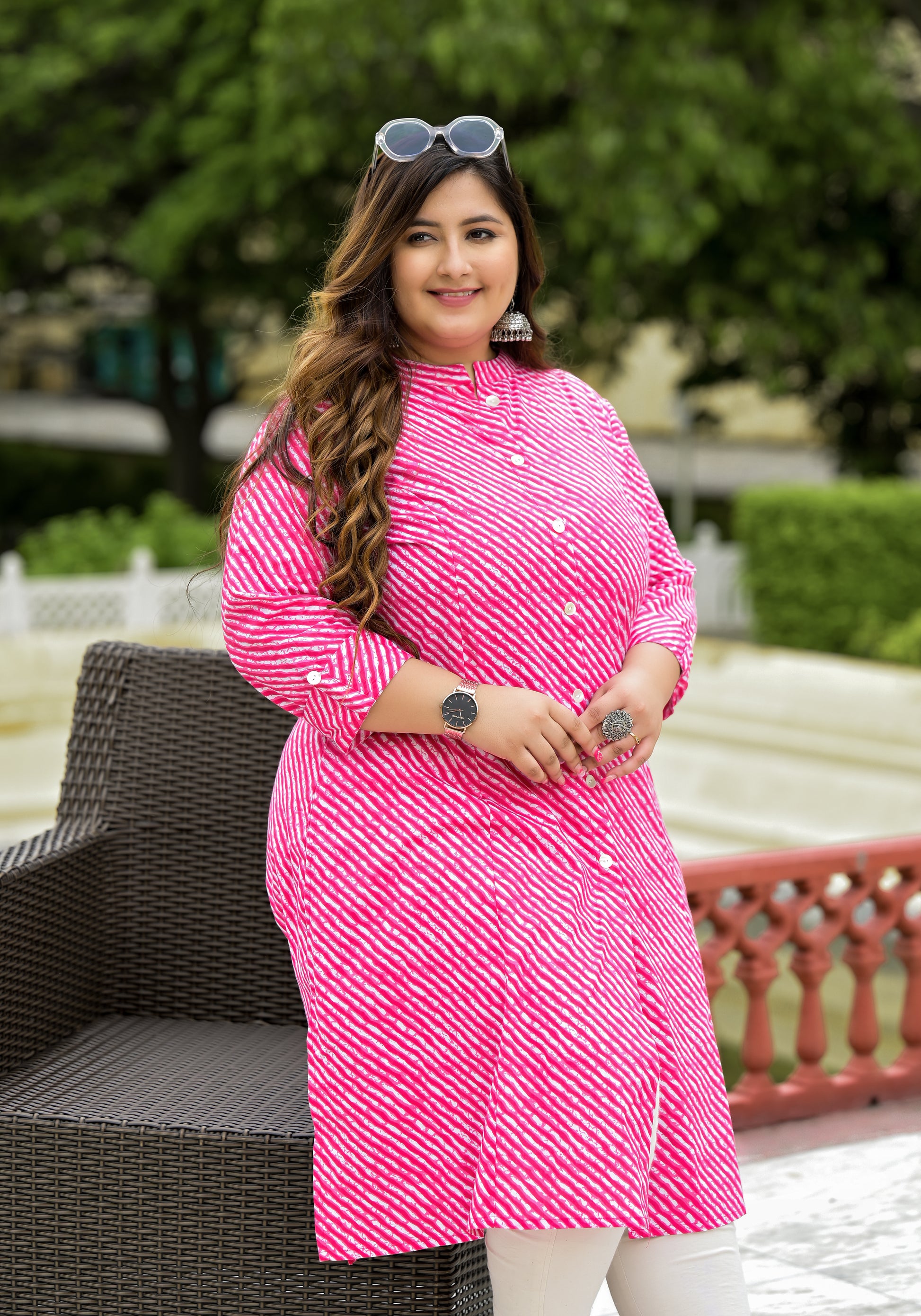 Buy Princess Cut 'A' Line Plus Size Kurti For Women Lee Moda Buy Princess Cut 'A' Line Plus Size Kurti For Women Lee Moda