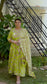 Green Embroidered Anarkali Kurta Dupatta Set