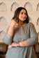 Grey Pure Cotton Straight Kurti
