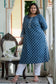 Blue Pure Cotton Kurta Pant Set
