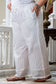 Cotton Sipli Work Palazzo (White)