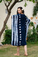 Rayon Tiedye Short Kaftan (Blue)